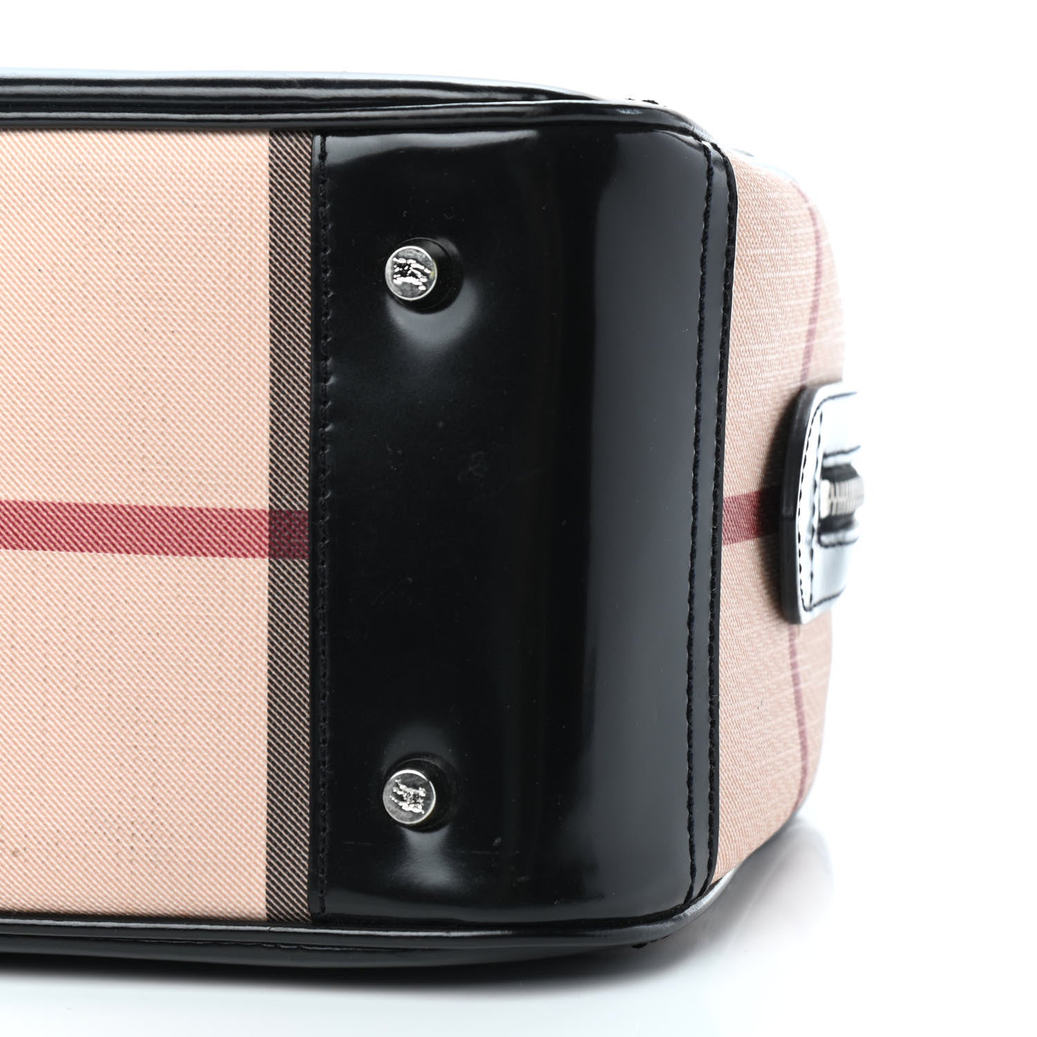 Burberry Nova Check Bowling Bag Black 8 of 8