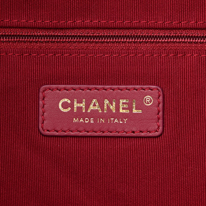 Chanel Lambskin Quilted Pocket Hobo Black 6 of 12