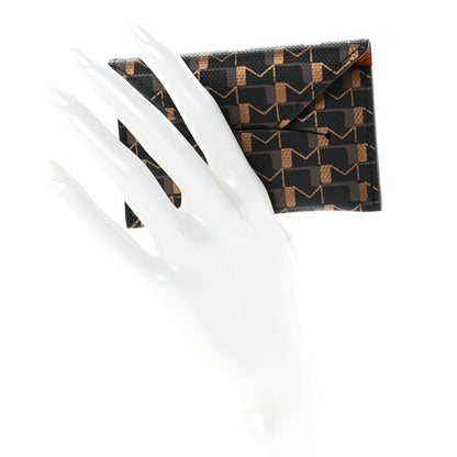 Moynat Toile 1920 Oh! Envelope Cardholder Carbon Bronze 2 of 7