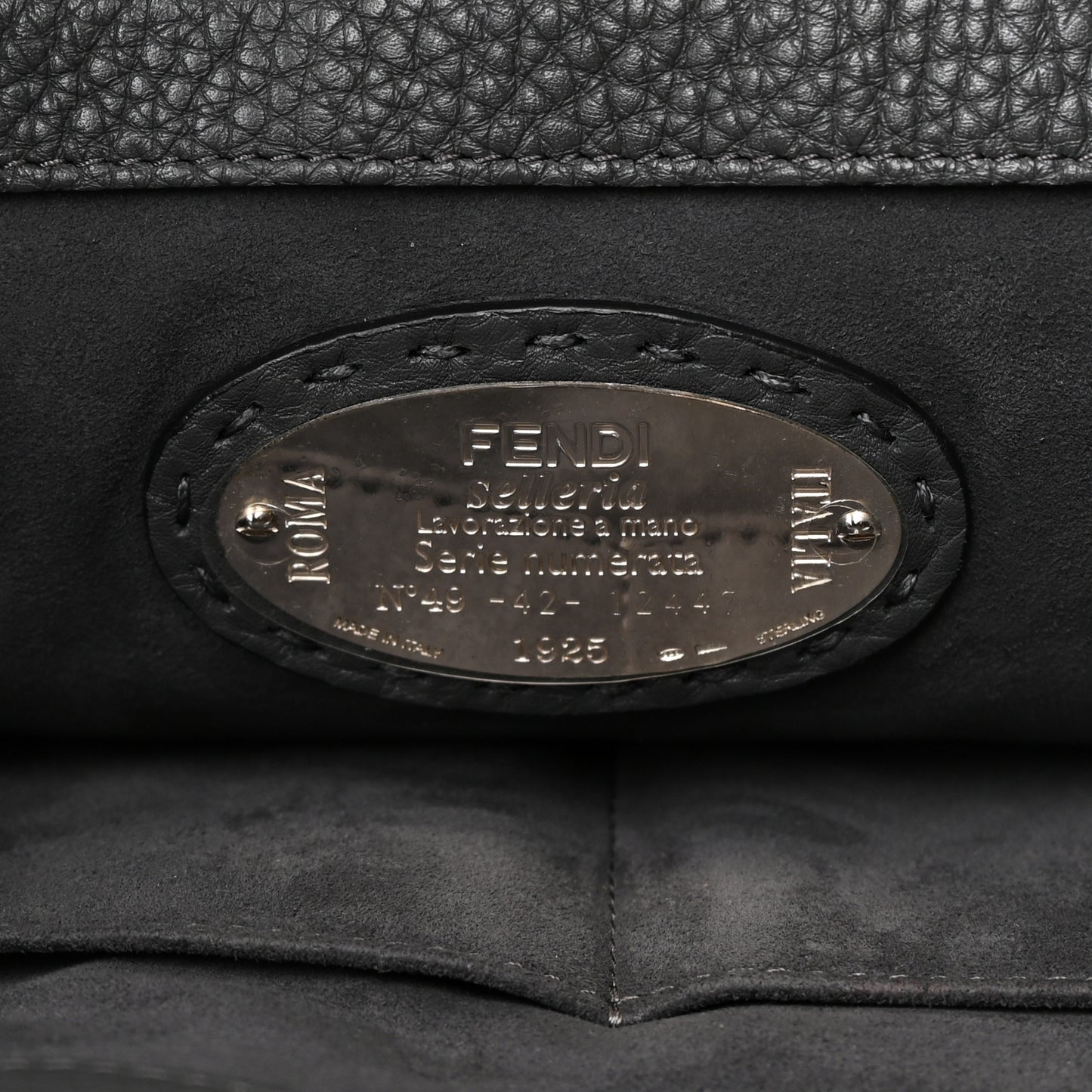 Cuoio Romano Selleria Large Anna Bucket Bag Asfalto