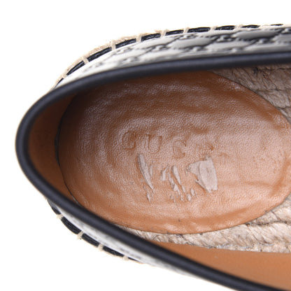 Gucci Microguccissima Signature Espadrilles 37.5 Black 9 of 12