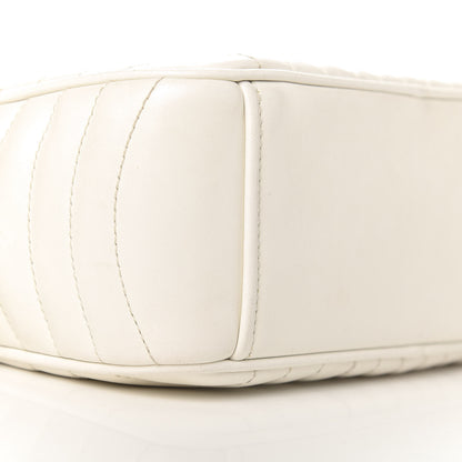 Prada Soft Calfskin Diagramme Crossbody Bag White 8 of 10