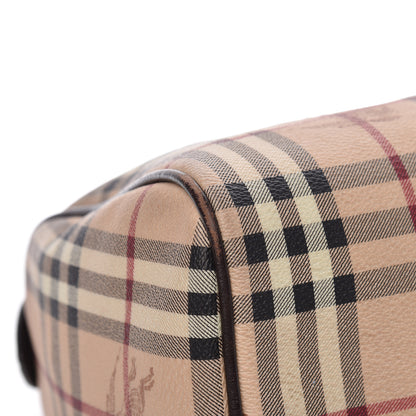 Burberry Haymarket Check Small Chester Bowling Bag Chocolate 8 of 12