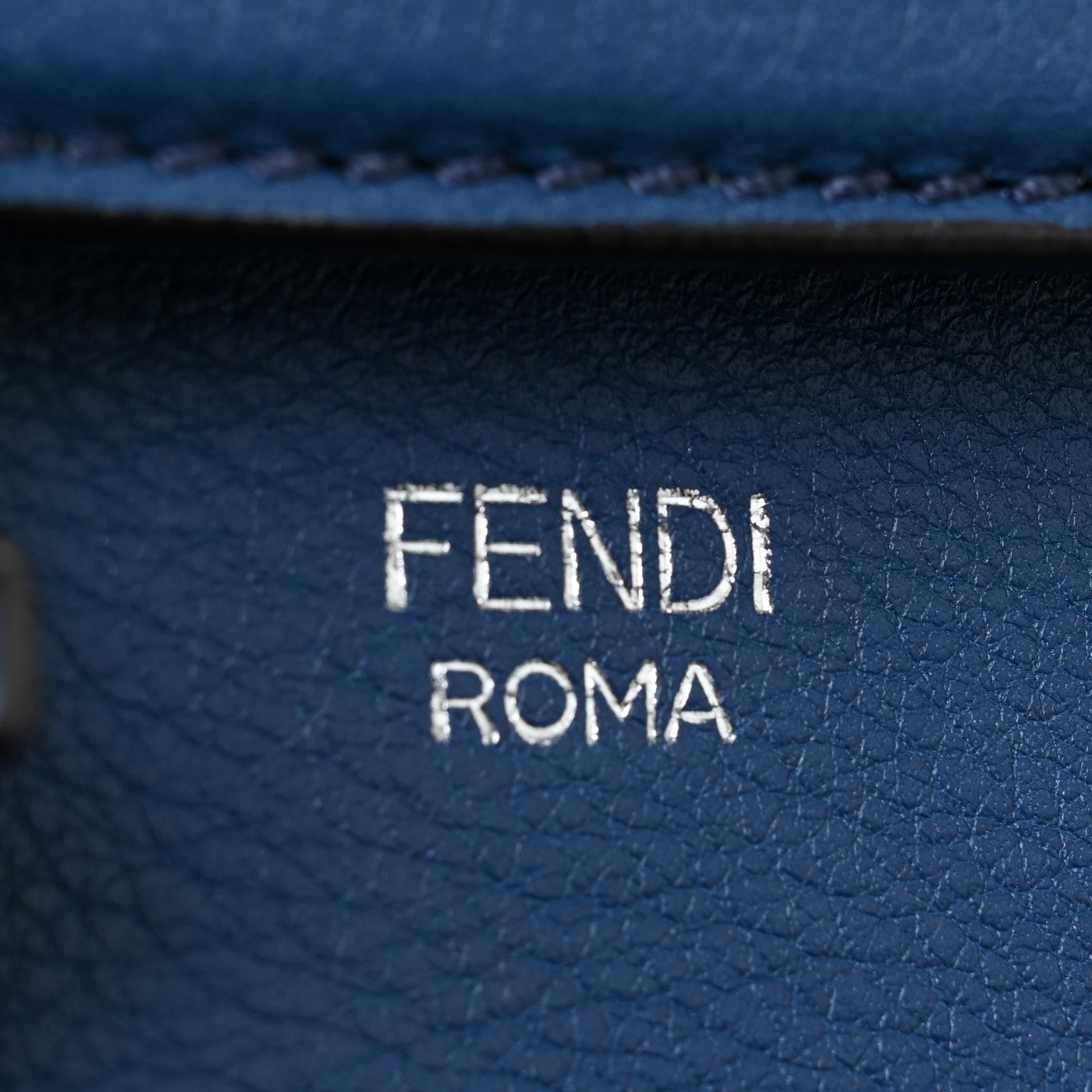 Fendi Vitello Dolce Marmol Large By The Way Boston Bag Blue 22 of 23