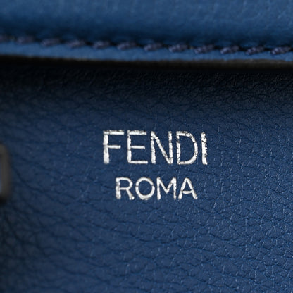 Fendi Vitello Dolce Marmol Large By The Way Boston Bag Blue 22 of 23
