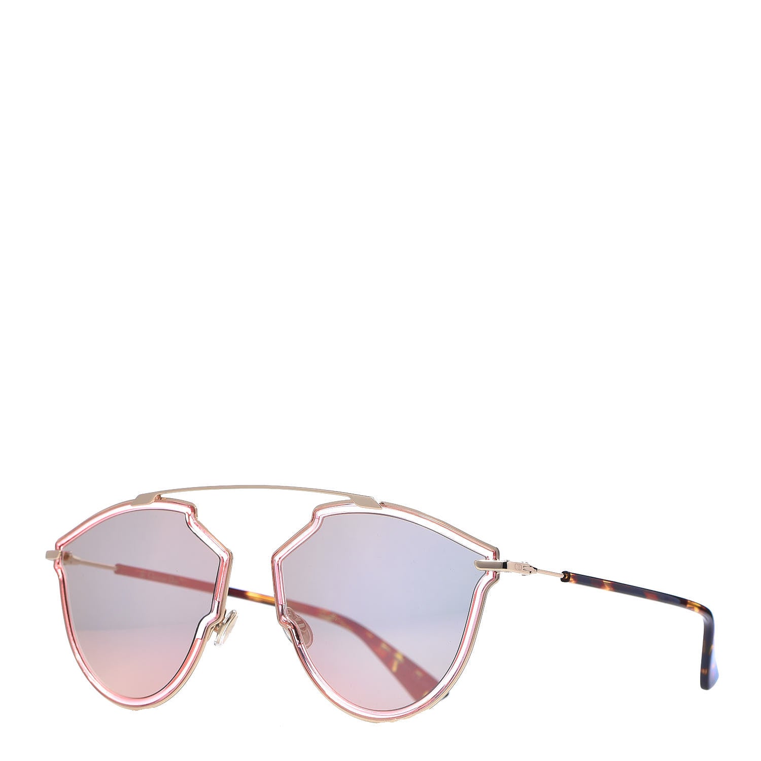 Christian Dior So Real Rise Sunglasses Pink Gold 1 of 10