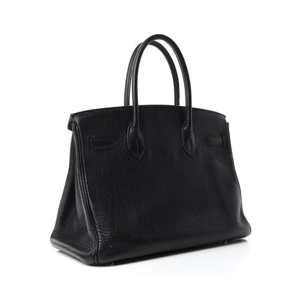 Hermes Taurillon Clemence Birkin 30 Black 3 of 13