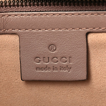 Gucci Calfskin Matelasse Small GG Marmont Shoulder Bag Porcelain Rose 6 of 9