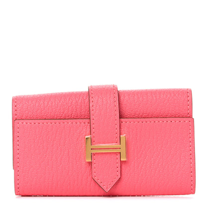 Hermes Chevre Mysore Bearn Multicles 4 Key Holder Rose Lipstick 1 of 9