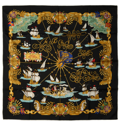 Hermes Silk Voiles De Lumiere Scarf 90 2 of 9