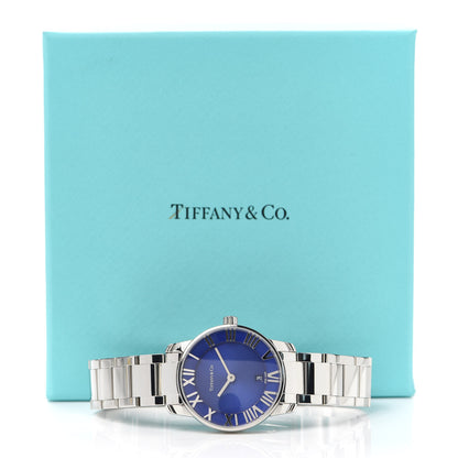 Tiffany Stainless Steel 29mm Atlas 2-Hand Quartz Watch Blue Azure 6 of 6