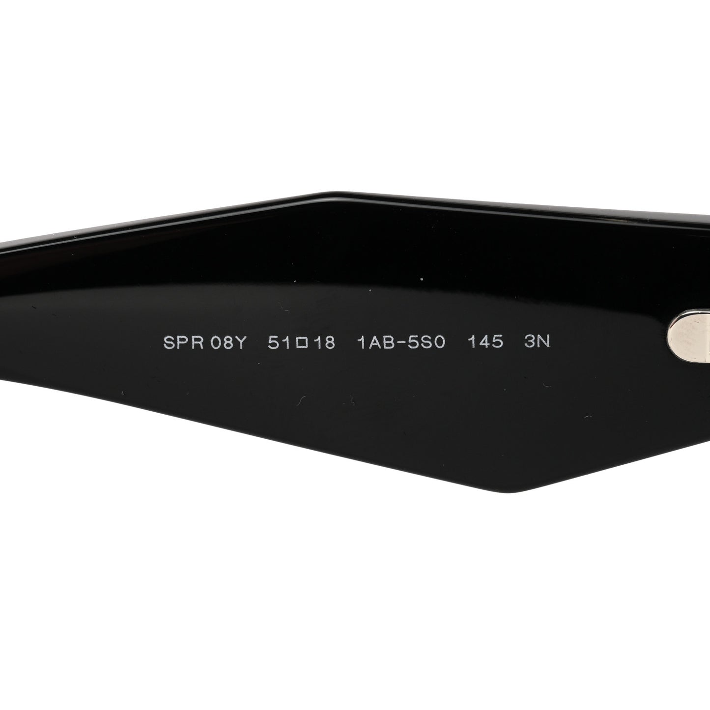 Acetate Symbole Sunglasses SPR 08Y Black