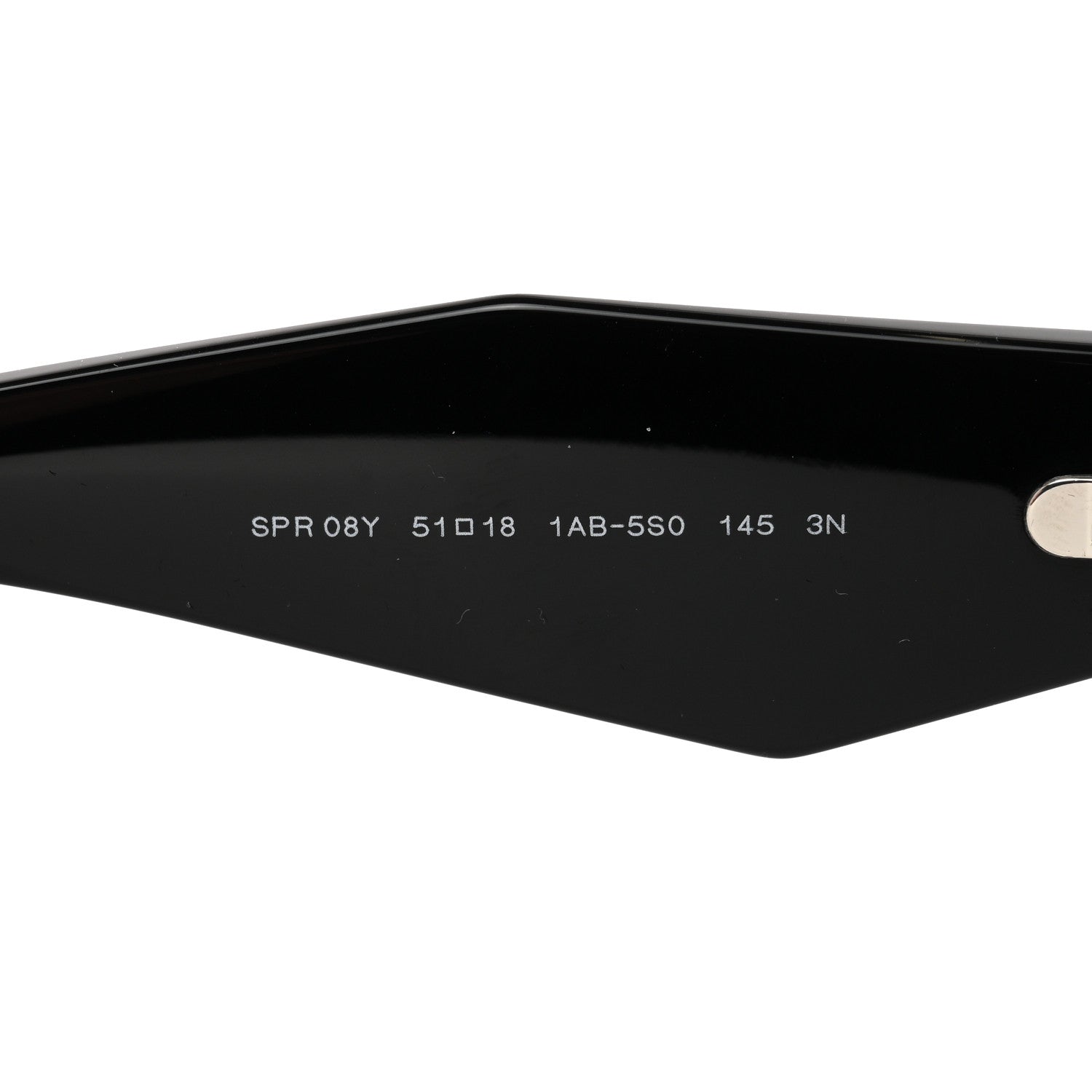 Prada Acetate Symbole Sunglasses SPR 08Y Black 5 of 8
