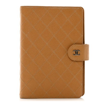 Chanel Caviar Stitched Agenda Cover Beige 1 of 8