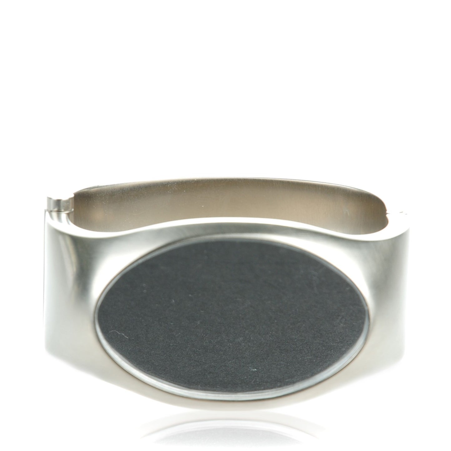 Metal CC Mirror Cuff Silver