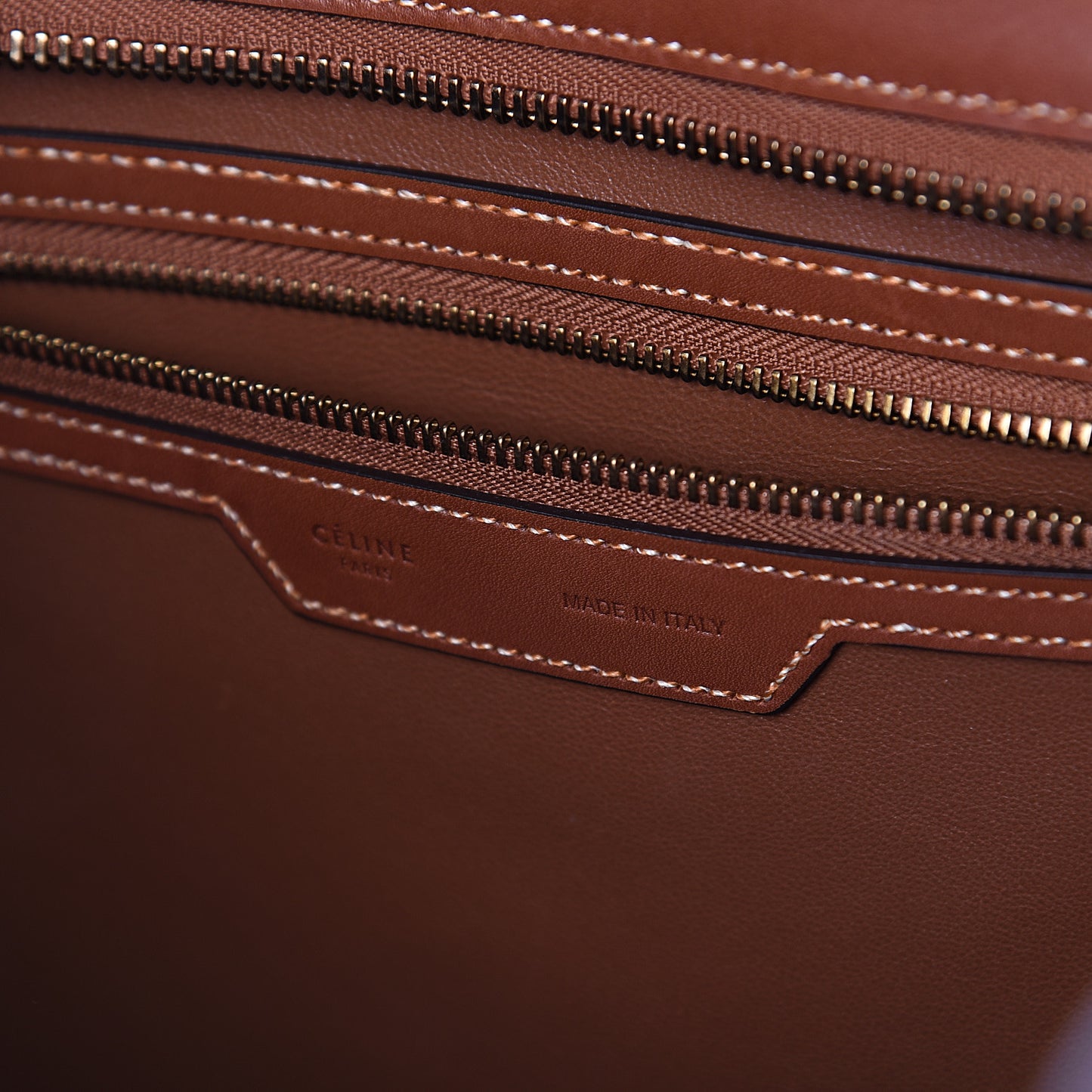 Natural Calfskin Mini Luggage Tan