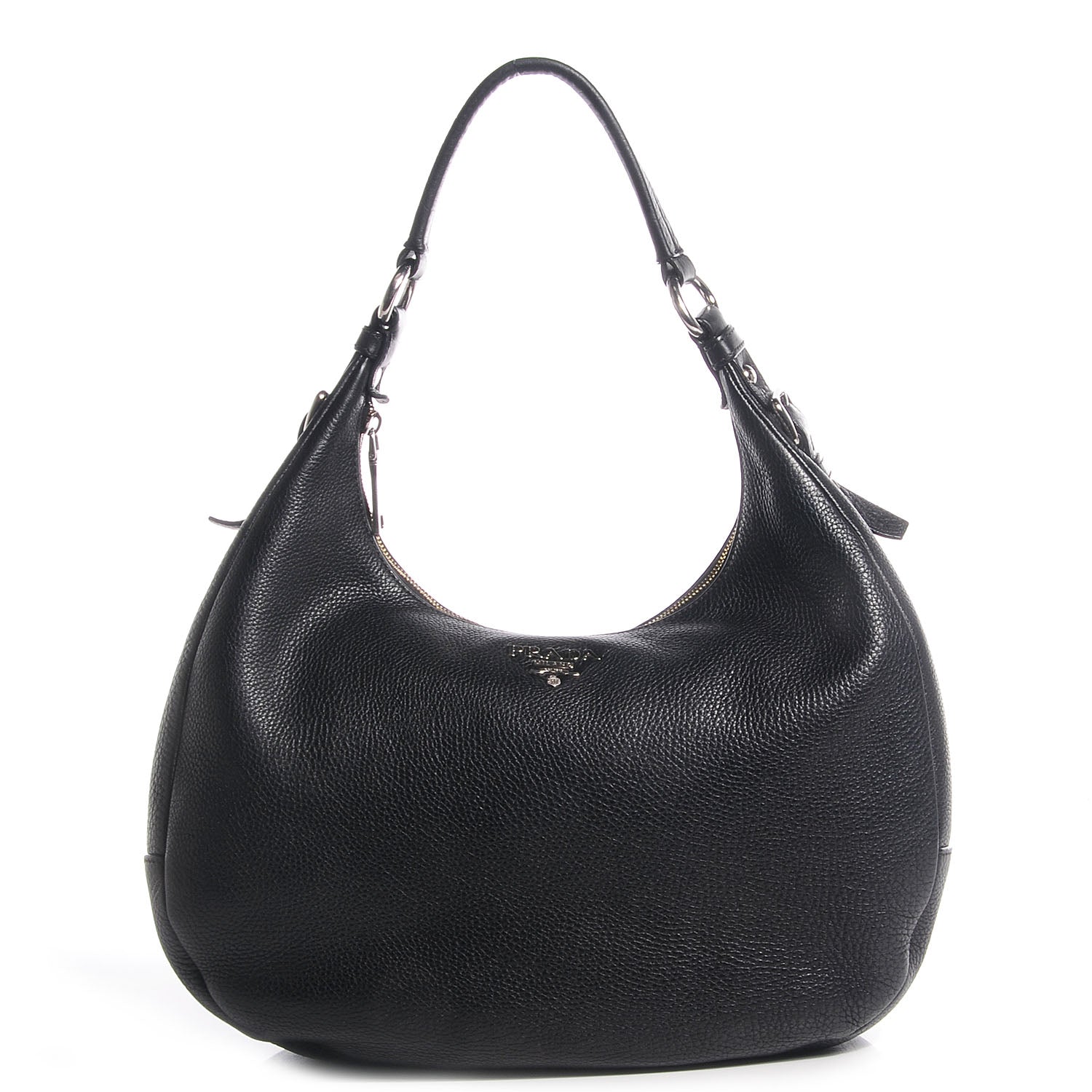 Prada Vitello Daino Hobo Nero Black 1 of 9