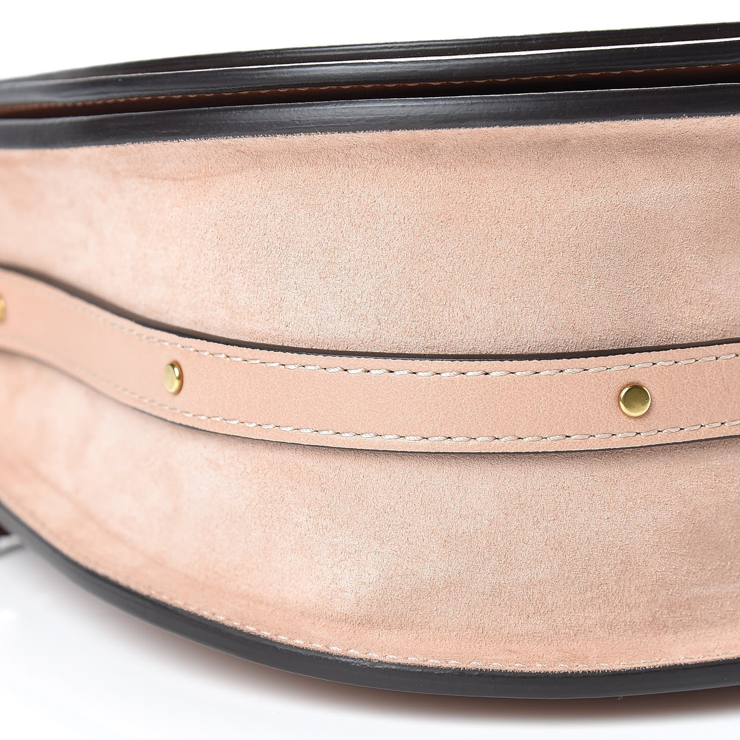 Chloe Calfskin Suede Medium Nile Bracelet Bag Biscotti Beige 9 of 12