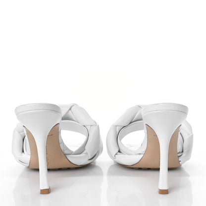 Bottega Veneta Nappa Maxi Intrecciato Lido Mule Sandals 39 Optic White 5 of 9