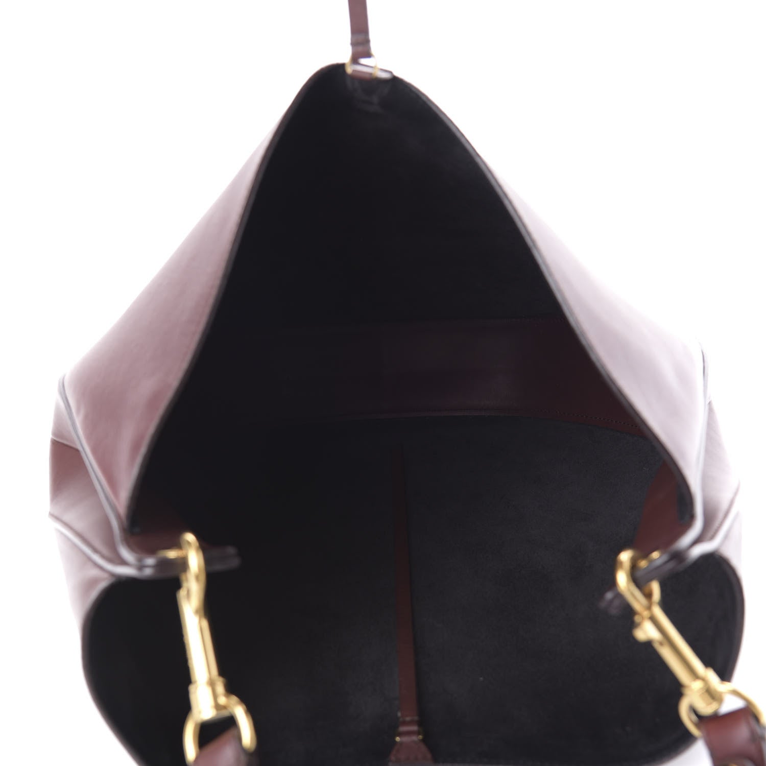 Celine Smooth Calfskin Medium Hobo Burgundy 5 of 8