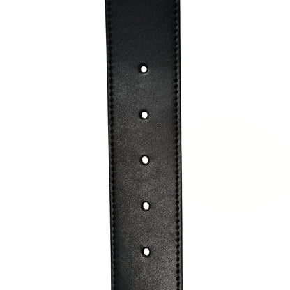 Fendi Vitello Liberty F is Fendi Bi-Color Reversible Belt 100 Black Peonia 3 of 4