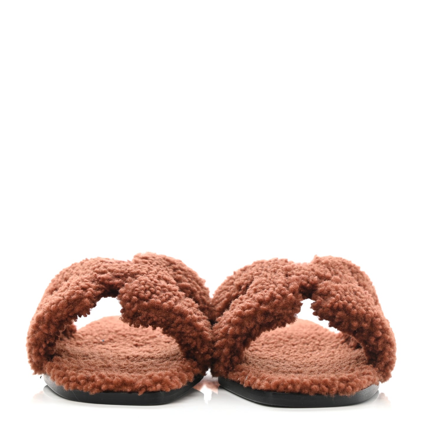 Woolskin Oran Sandals 38.5 Cognac
