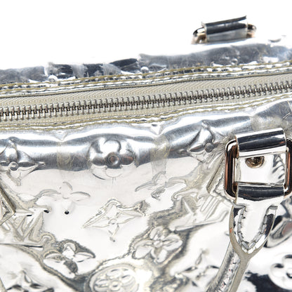 Louis Vuitton Monogram Miroir Speedy 30 Silver 8 of 22