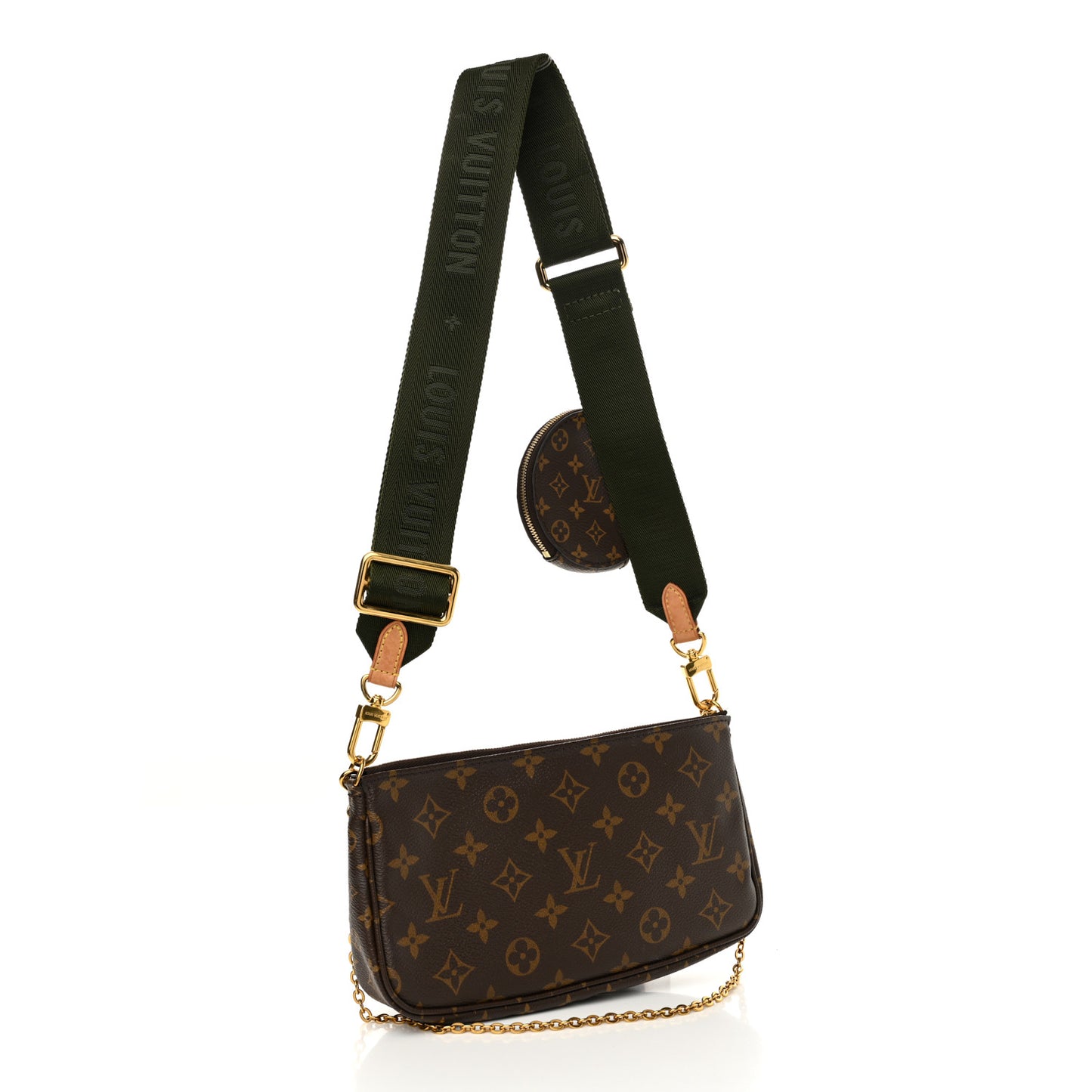 Monogram Multi Pochette Accessories Kaki