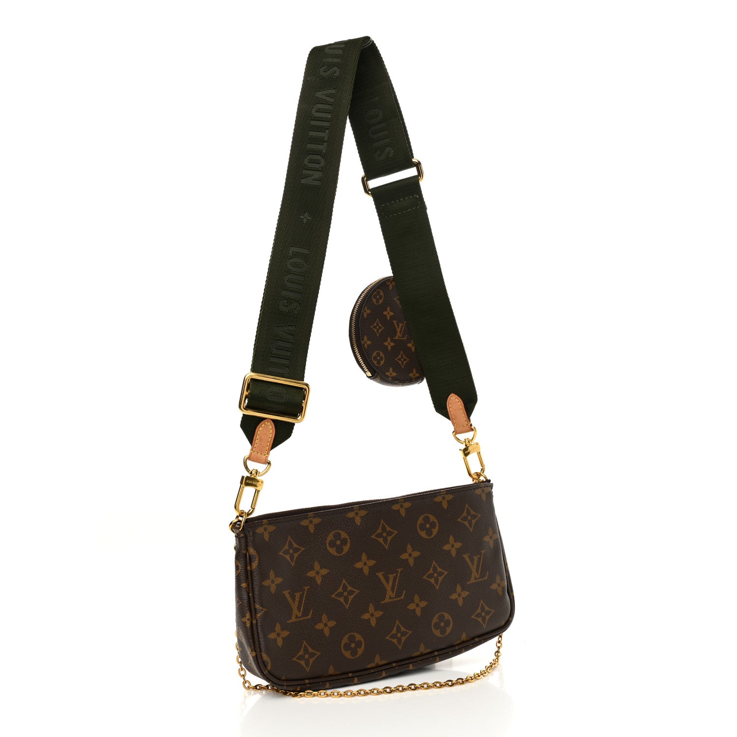 Louis Vuitton Monogram Multi Pochette Accessories Kaki 3 of 14