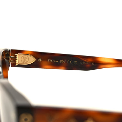 Louis Vuitton Acetate My Monogram Square Sunglasses Z1524W Dark Tortoise 6 of 6