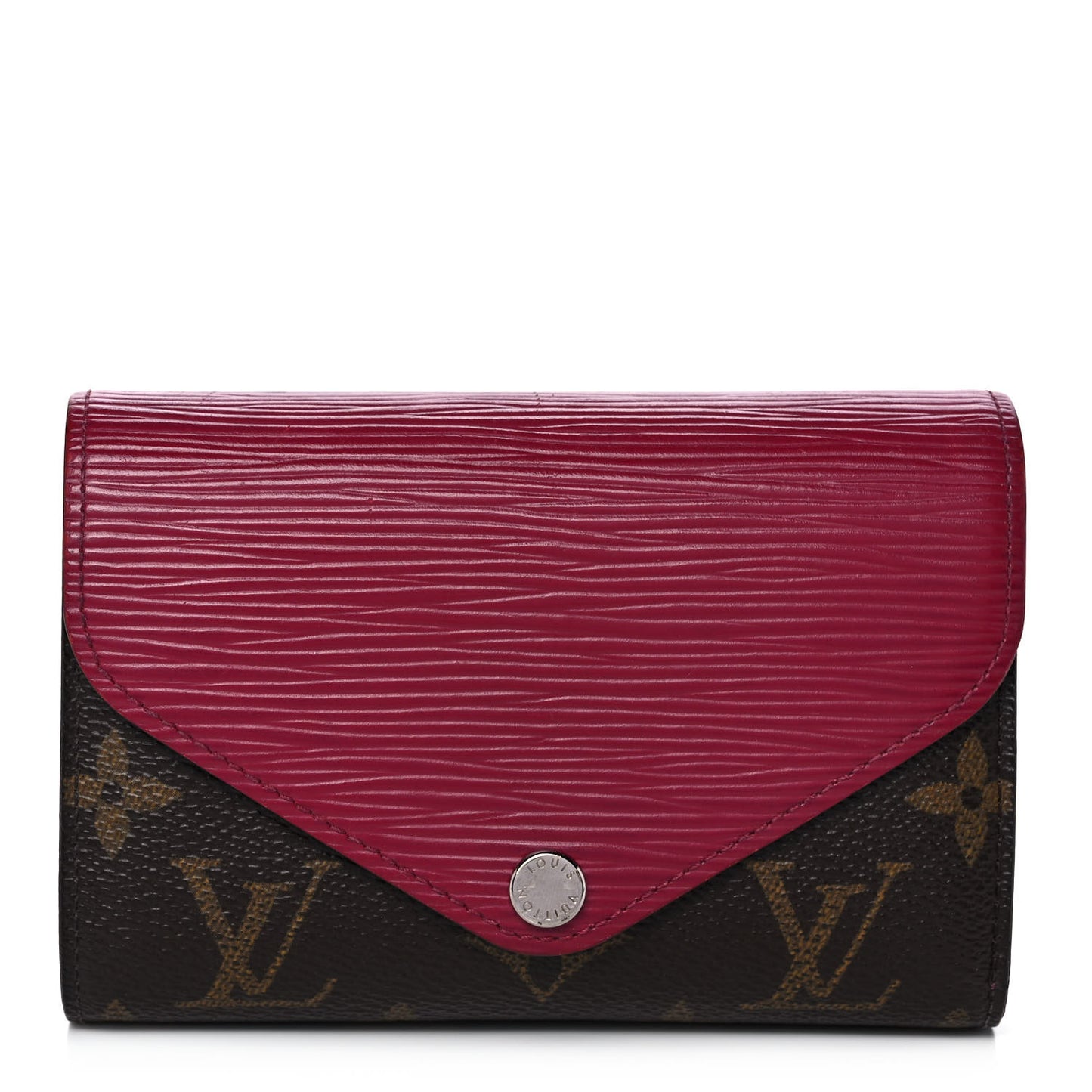 Epi Monogram Marie-Lou Compact Wallet Fuchsia