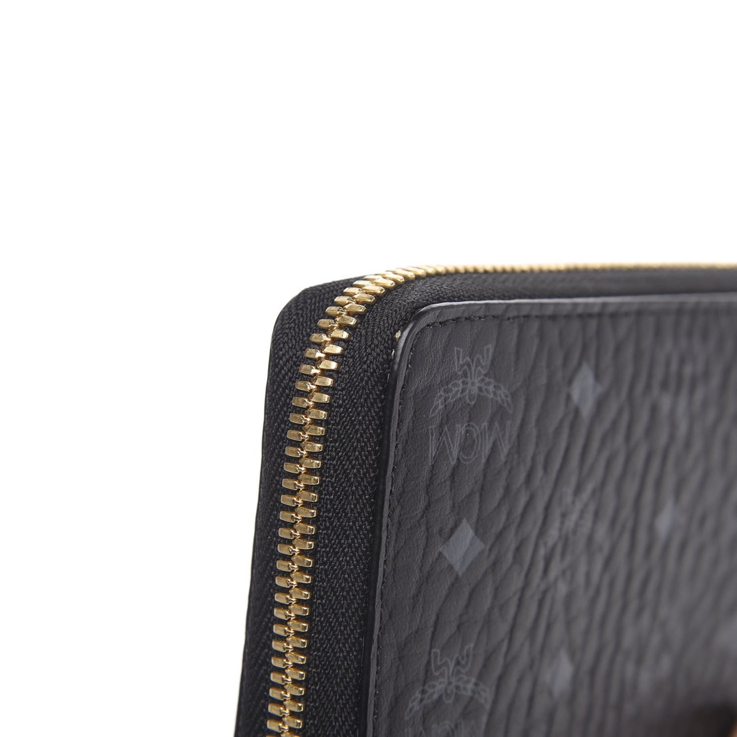 Visetos Large Zip Around Wallet Black