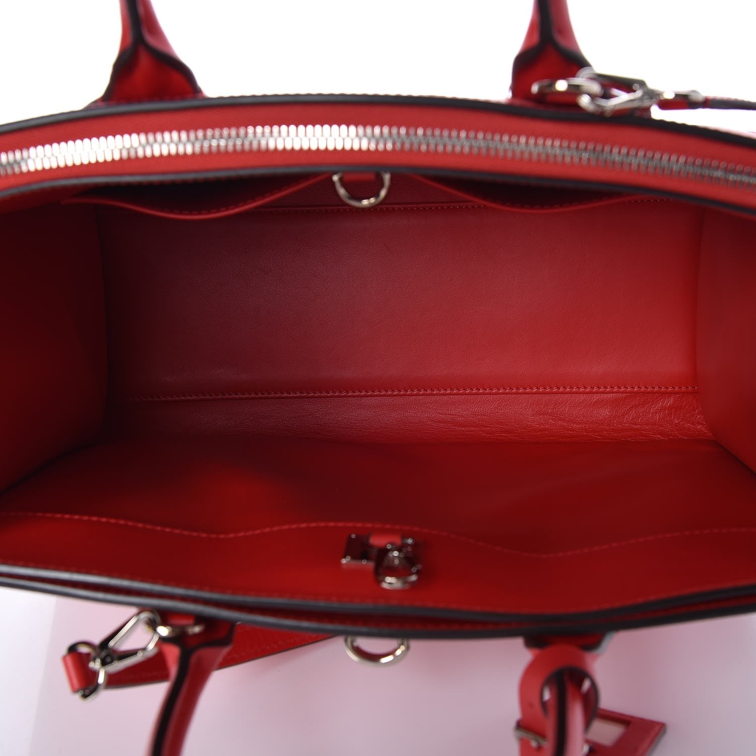 Louis Vuitton Veau Satin City Steamer MM Rubis 5 of 7