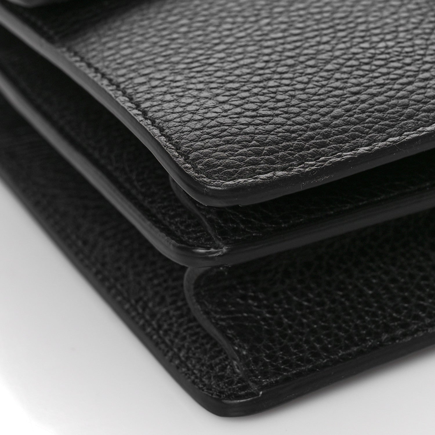 Gucci Pebbled Calfskin Small Dionysus Shoulder Bag Black 8 of 9