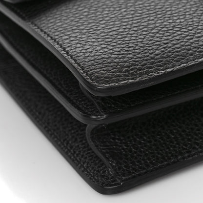 Gucci Pebbled Calfskin Small Dionysus Shoulder Bag Black 8 of 9