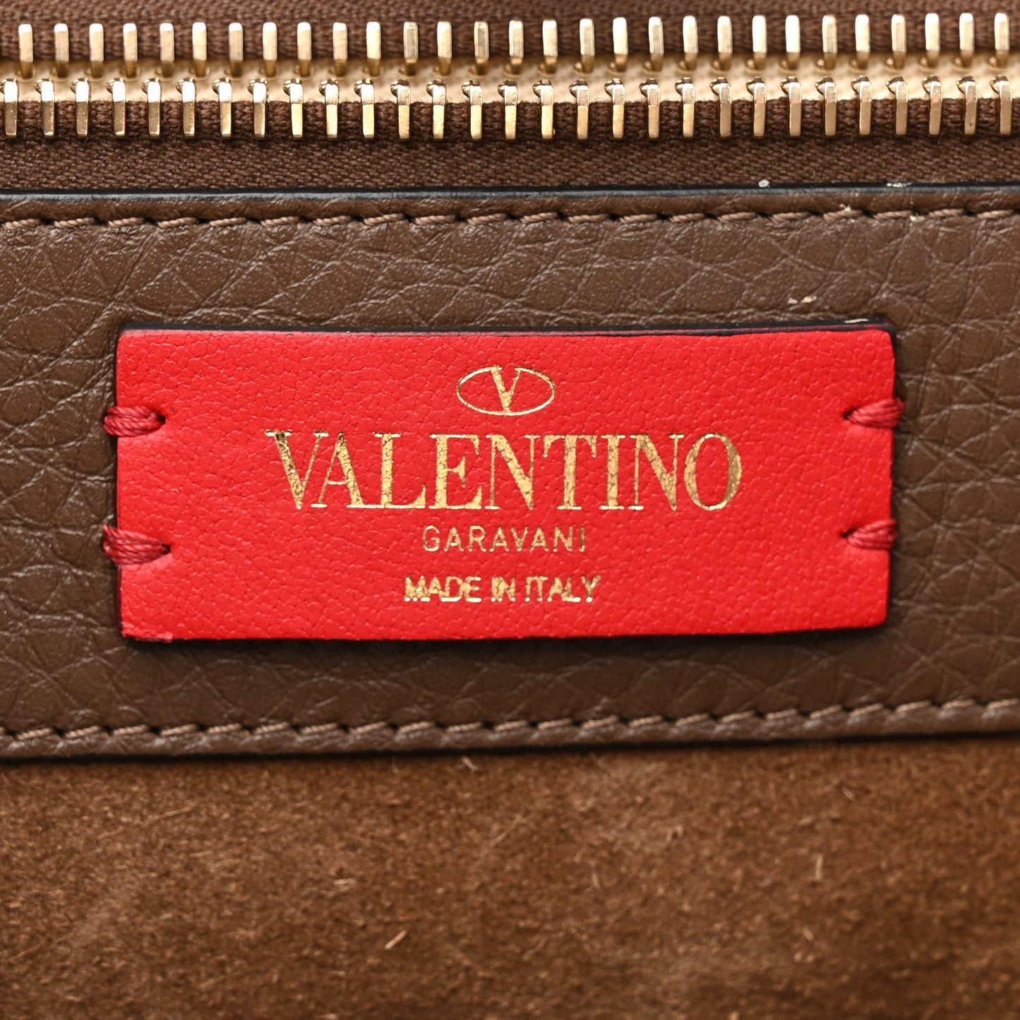 Grained Calfskin Rockstud Satchel