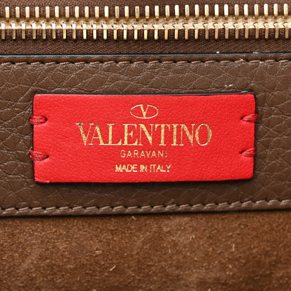 Valentino Garavani Grained Calfskin Rockstud Satchel 6 of 12