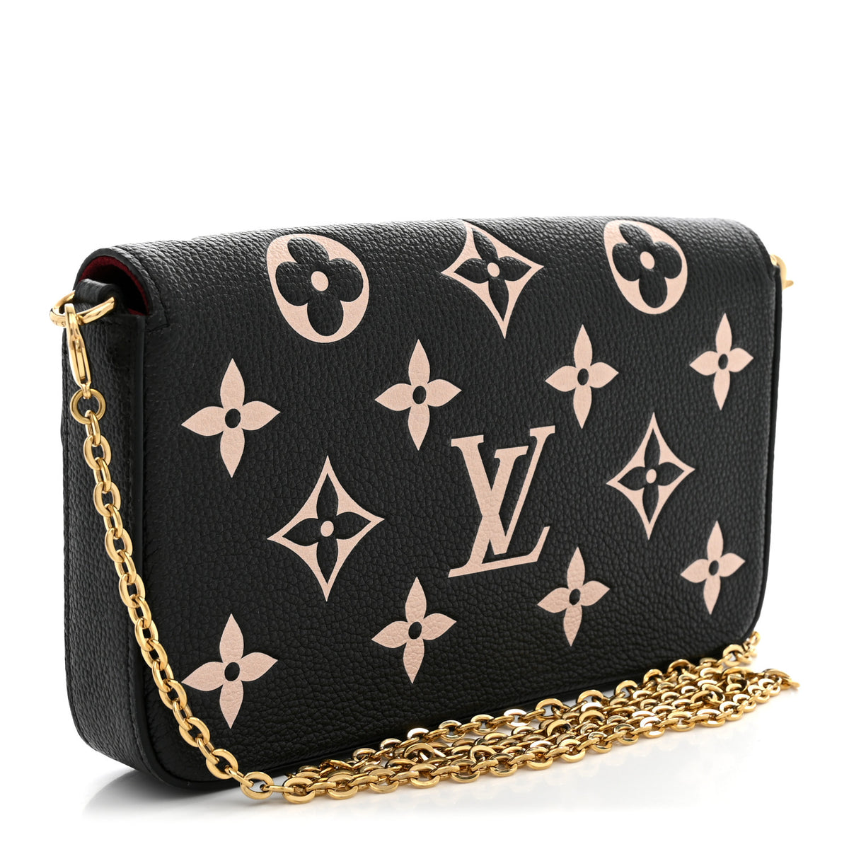 Empreinte Monogram Giant Felicie Pochette Black Beige