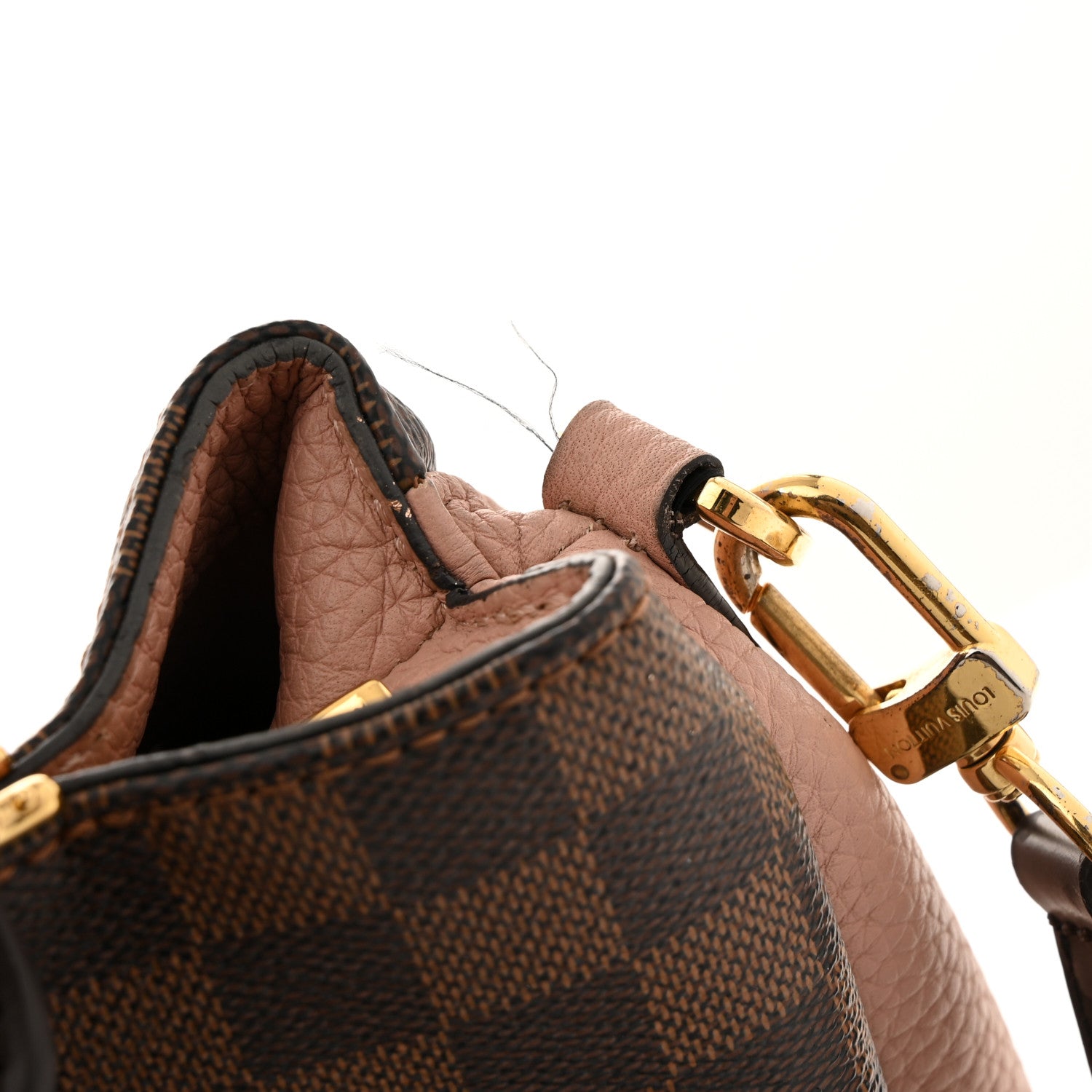 Louis Vuitton Damier Ebene Cuir Taurillon Brittany Magnolia 12 of 17