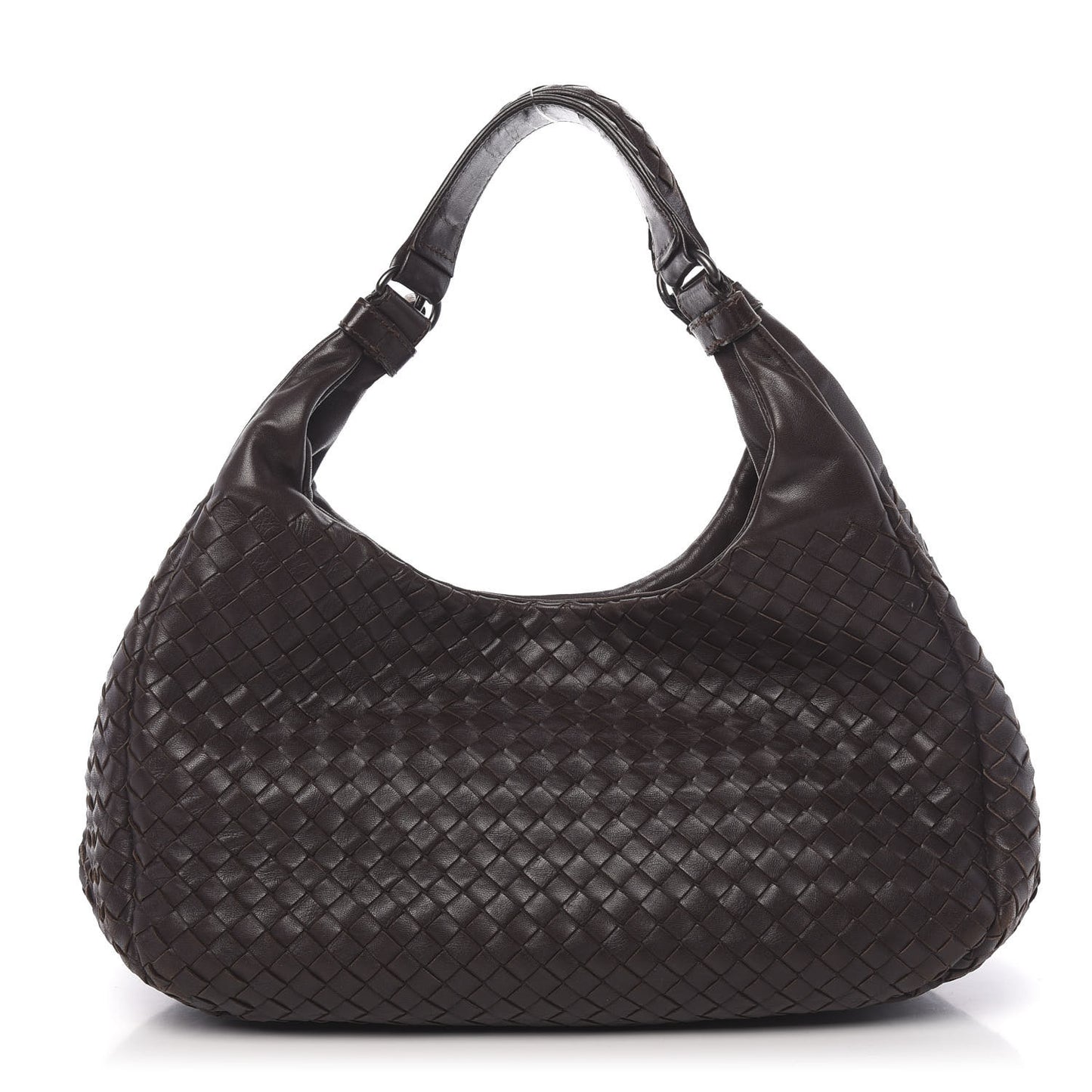 Nappa Intrecciato Medium Campana Ebano