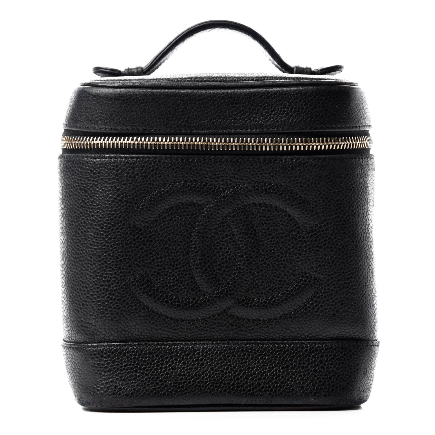 Chanel Caviar Cosmetic Vanity Bag Black 1 of 8