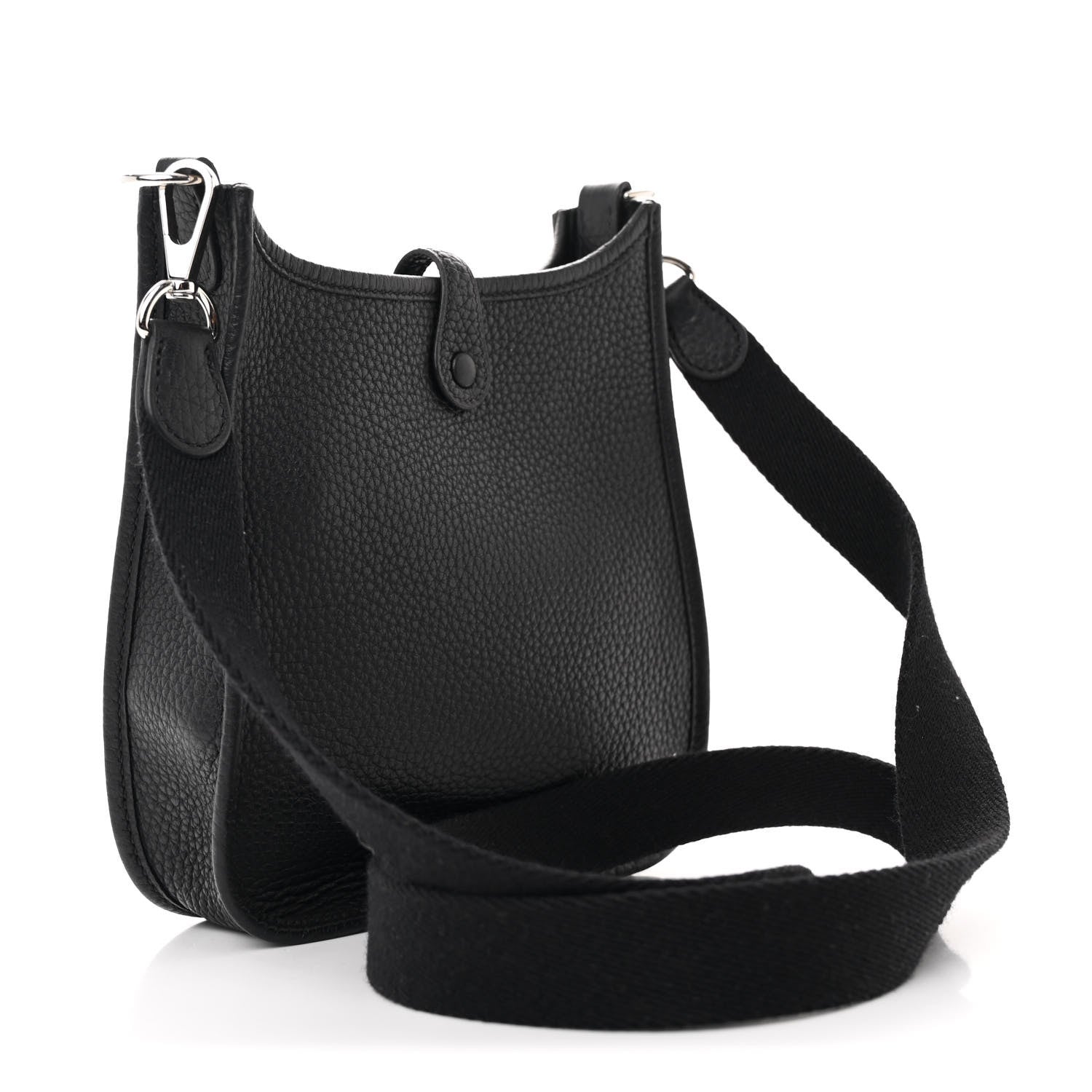 Hermes Taurillon Clemence Evelyne TPM Black 3 of 10