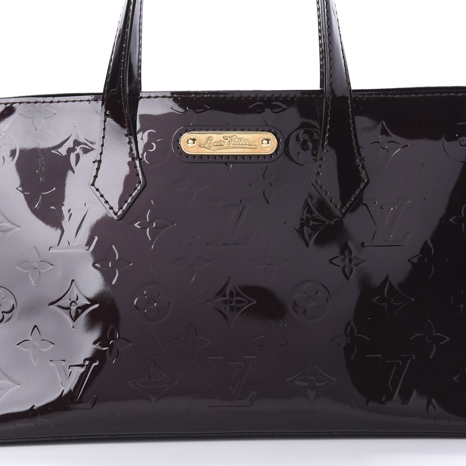 Louis Vuitton Vernis Wilshire PM Amarante 7 of 9