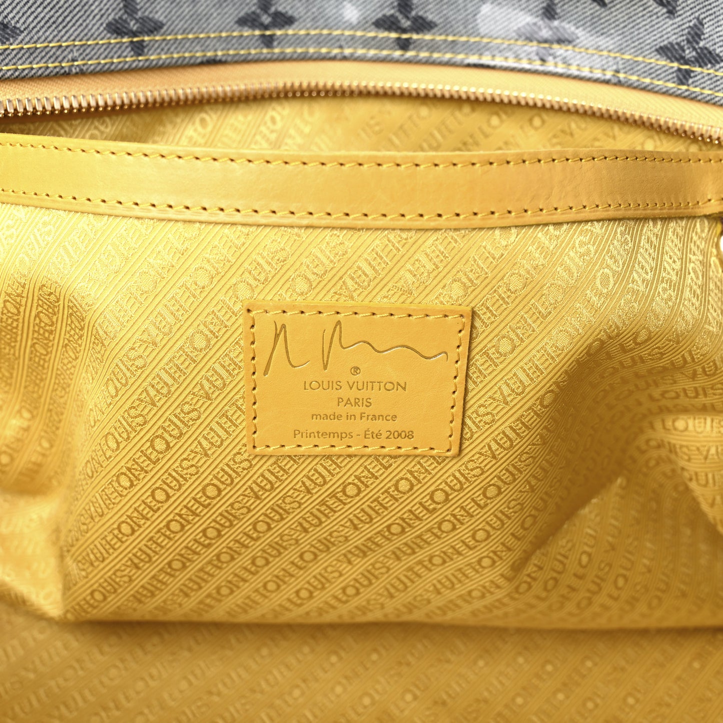Monogram Pulp Defile Weekender GM Yellow