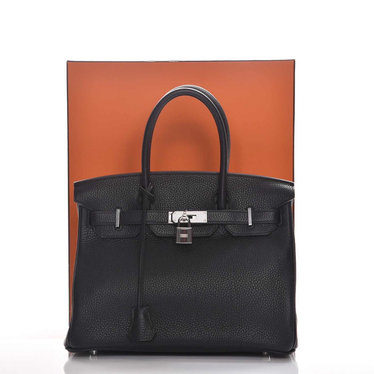 Taurillon Clemence Birkin 30 Black