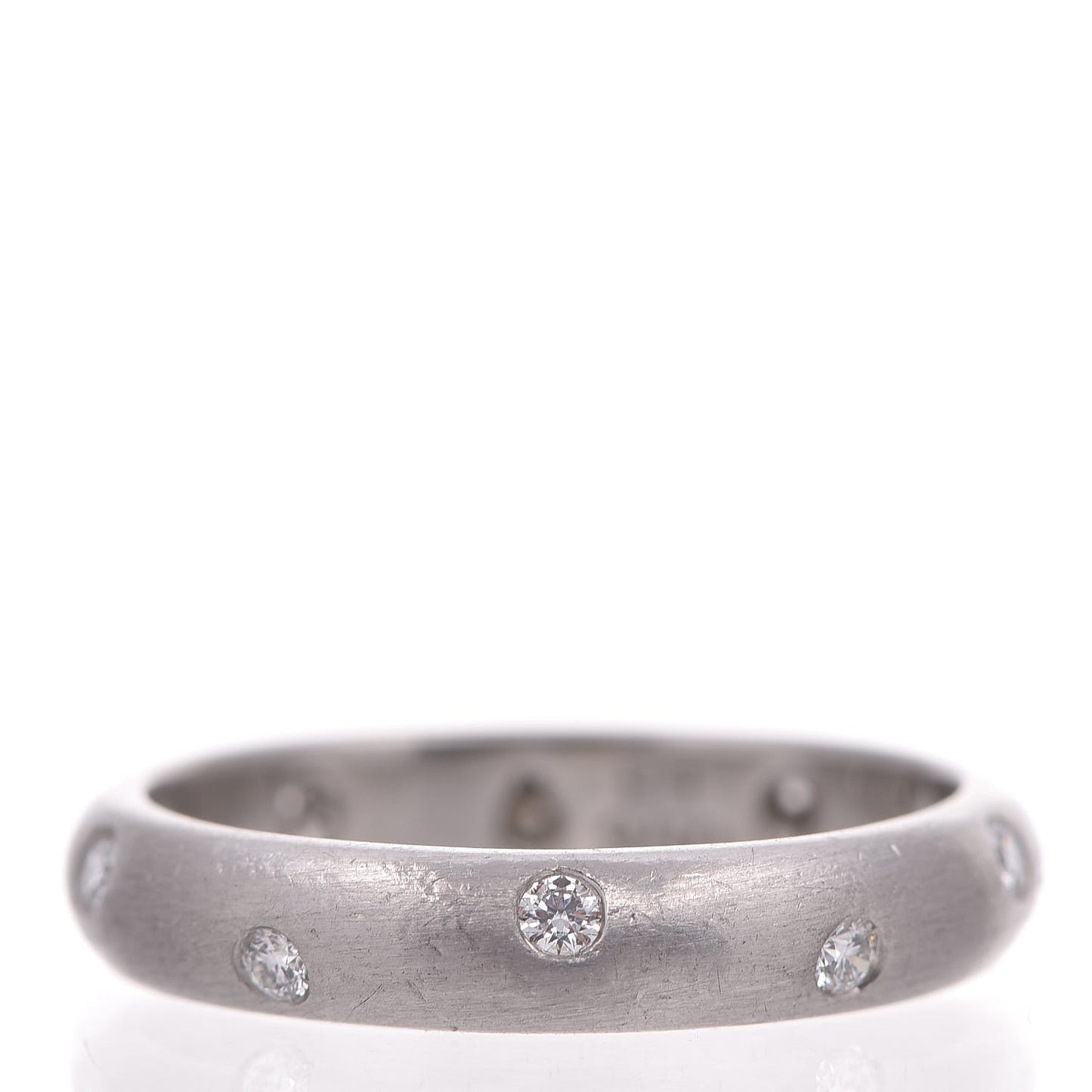 Platinum Diamond 4mm Etoile Band Ring 57 8
