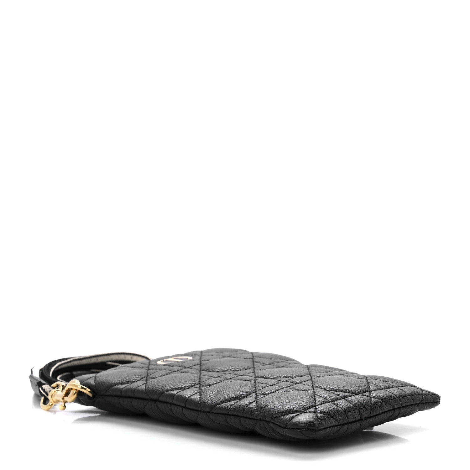Christian Dior Supple Calfskin Cannage Caro Multifunctional Pouch Black 5 of 15