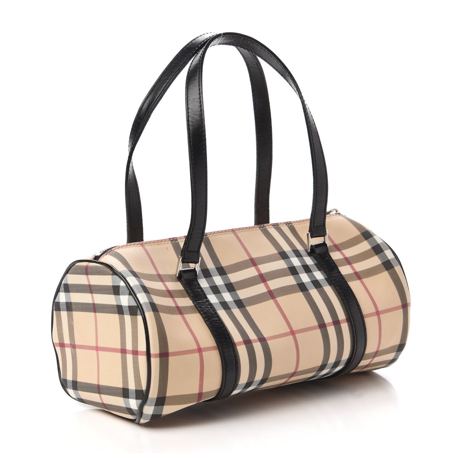 Burberry House Check Barrel Bag Black 3 of 10