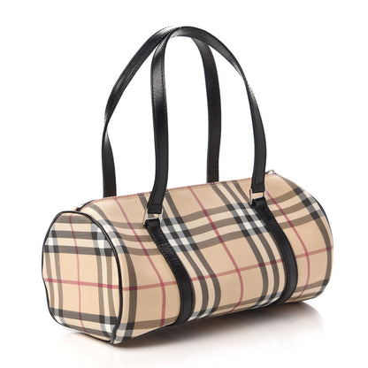 Burberry House Check Barrel Bag Black 3 of 10
