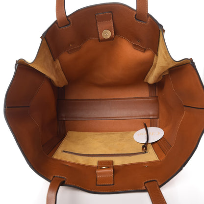 Chloe Smooth Calfskin Medium Milo Shopping Tote Caramel 5 of 9